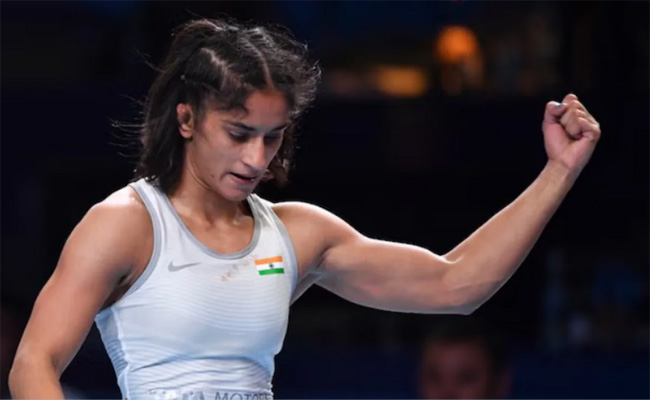 Defiant Vinesh says she won't take "sanyaas" from wrestling